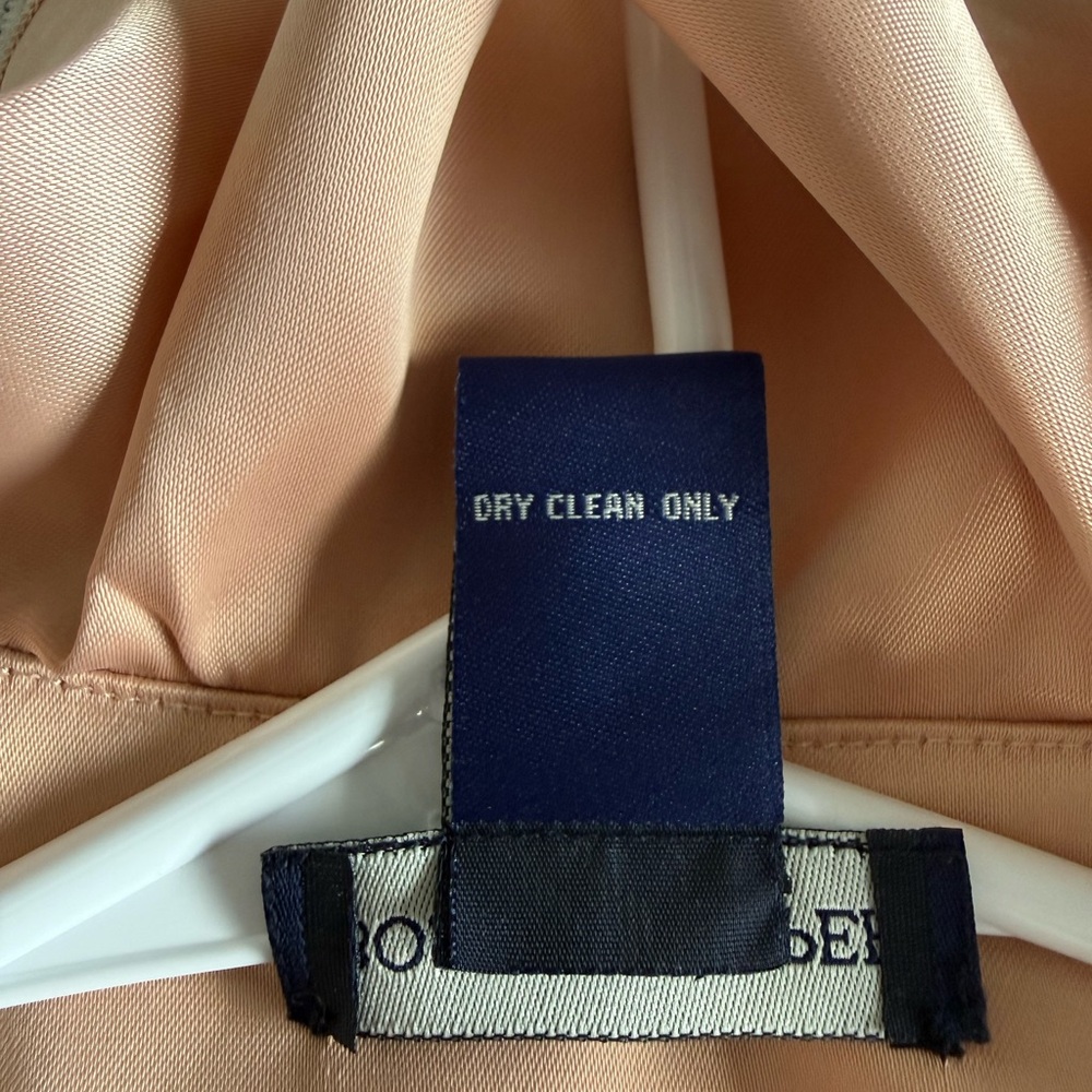 Boston Proper Satin Blouse in Soft Peach - Picture 12 of 14